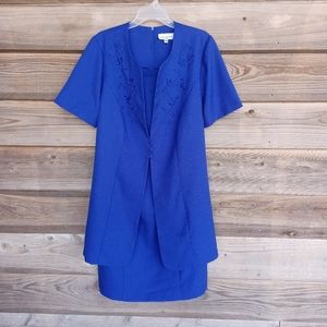 Vintage Lady Dorby Layered Embroidered Dress